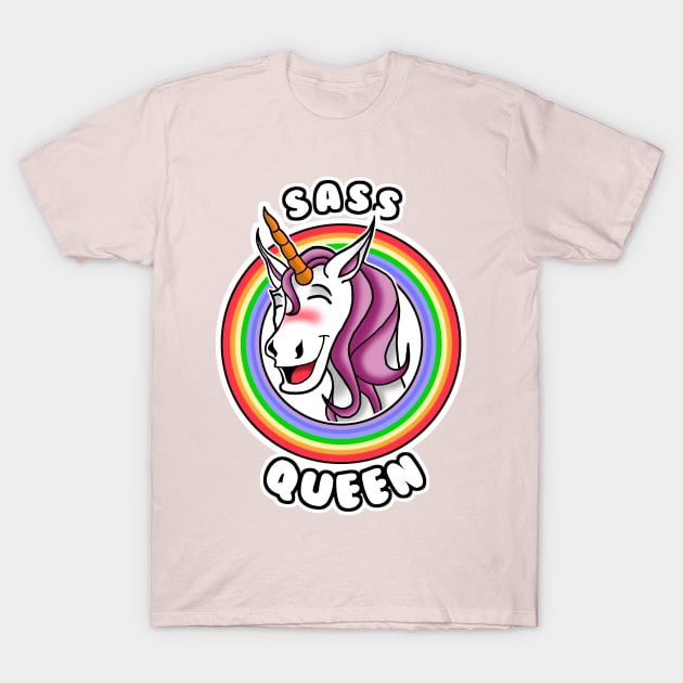 Sass Queen T-Shirt by Duckfieldsketchbook01